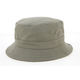 Dark Beige Cotton Soho Bucket Hat - Mtm