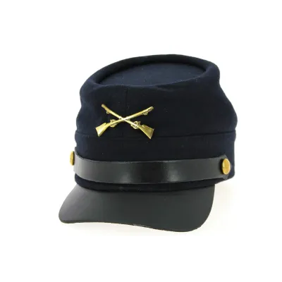 Union Army Cap in Navy Blue Wool - Traclet  Reference: 10109 | Traclet Hat Shop