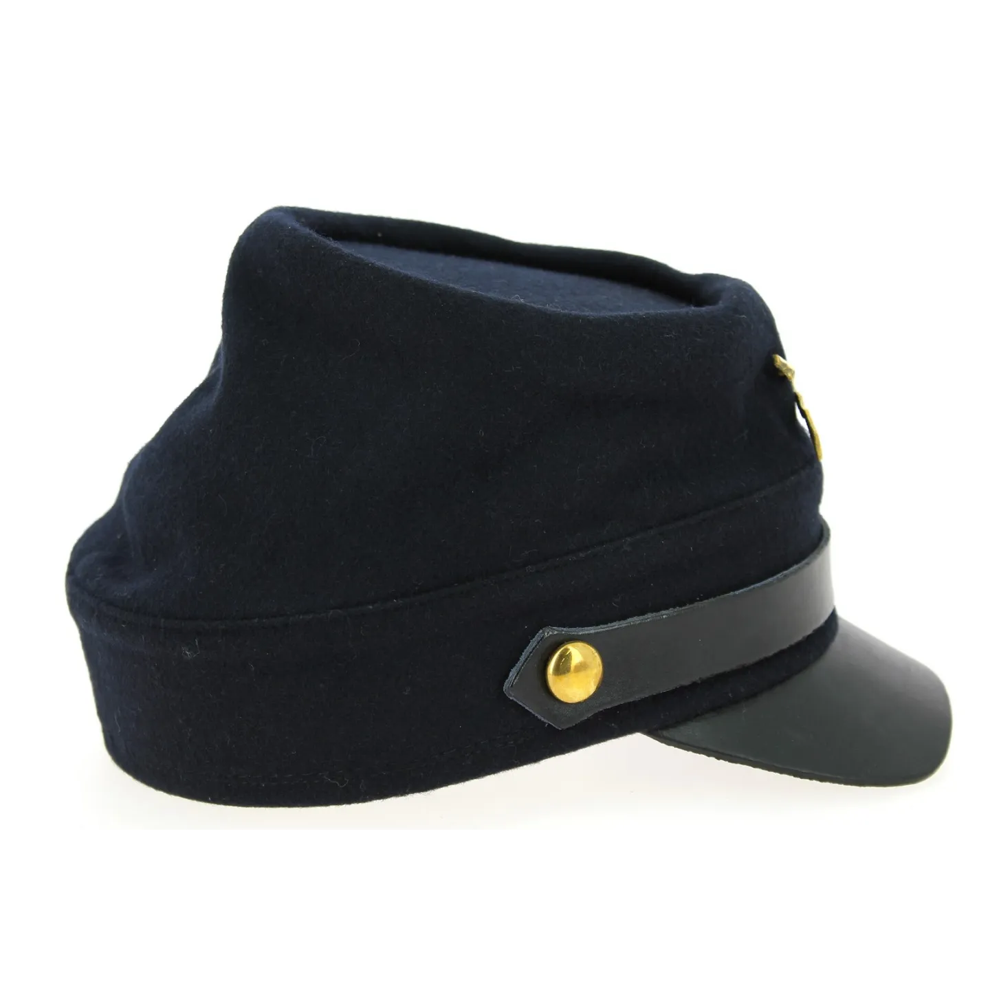 Union Army Cap in Navy Blue Wool - Traclet  Reference: 10109 | Traclet Hat Shop
