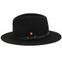 Georgia Black Wool Outdoor Hat - Mayser