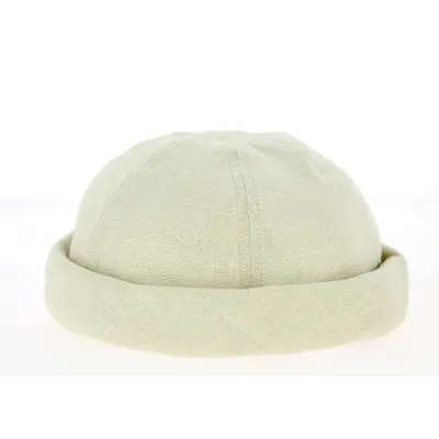 Bonnet Docker Cooper Lin Sable- Mtm Reference : 10121 | Chapellerie Traclet