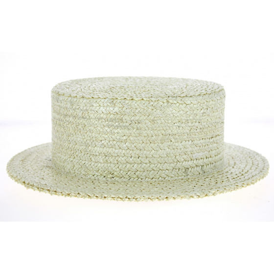 Canotier Triple Épaisseur Blanc- Traclet