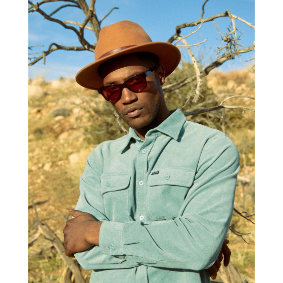 Messer Wool Felt Fedora Hat Hide - Brixton