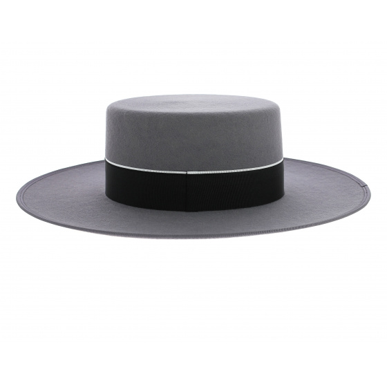 Grey Felt Andalusian Cordobes Hat