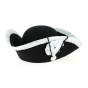 Revolution Tricorn with Silver Trim Black Felt