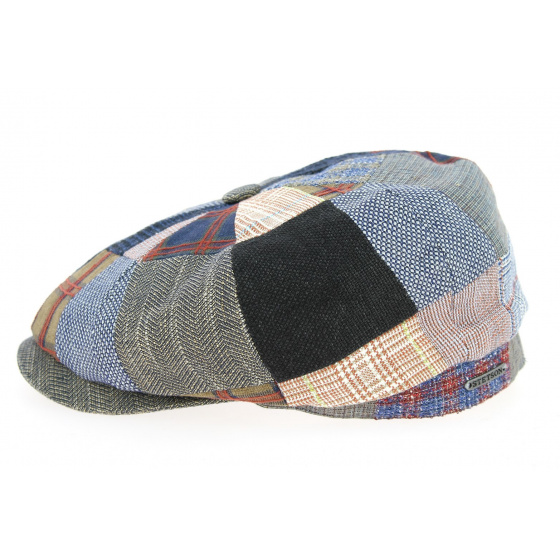 Casquette Hatteras Patchwork Lin, Laine & Coton- Stetson