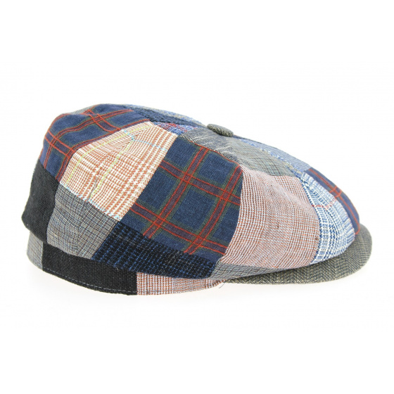 Casquette Hatteras Patchwork Lin, Laine & Coton- Stetson