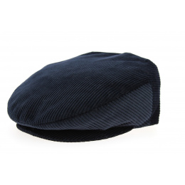 Must Corduroy Flat Cap Navy - Mtm