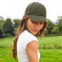 Organic Cotton Black Baseball Cap - Beechfield