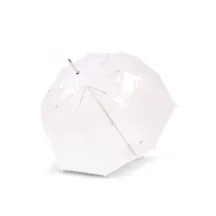 White Transparent Dome Umbrella - Isotoner Reference: 9163 | Chapellerie Traclet