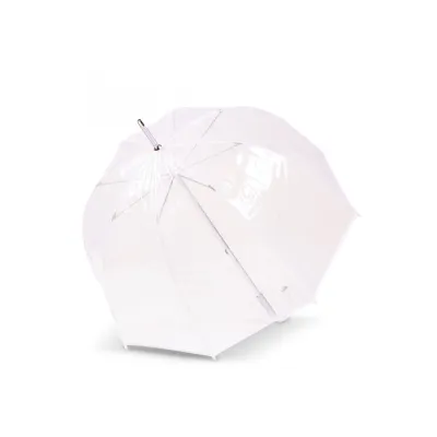 White Transparent Dome Umbrella - Isotoner Reference: 9163 | Chapellerie Traclet