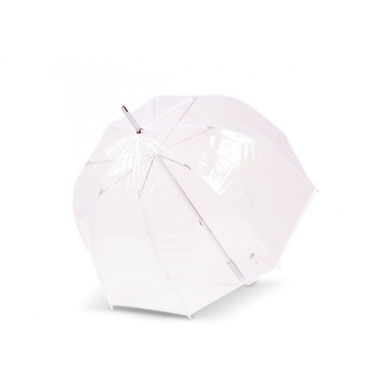 White Transparent Dome Umbrella - Isotoner