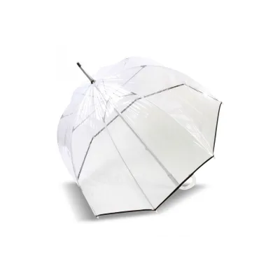 Black Transparent Dome Umbrella - Isotoner   Reference: 10154 | Traclet Hat Shop
