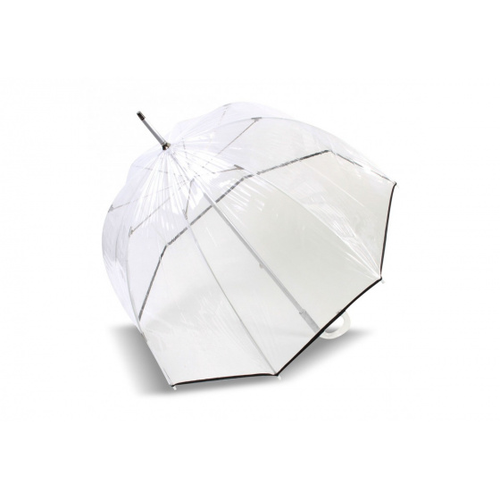 Black Transparent Dome Umbrella - Isotoner