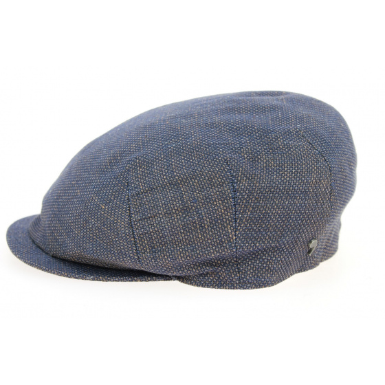 Bagnone Blue Flat Cap Linen & Cotton - ALFONSO D'ESTE