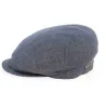 Casquette Plate Bagnone Bleue Lin & Coton- Traclet Reference : 10156 | Chapellerie Traclet