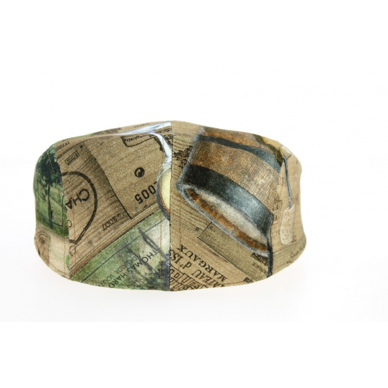 Burgundy Vintage Cotton Domed Cap - City Sport