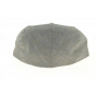 Gray Linen Checkered Flat Cap Ekeren - City Sport