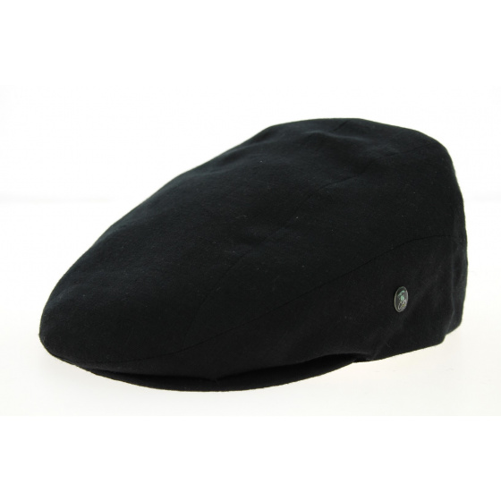 Geel Flat Cap Linen Black- City Sport