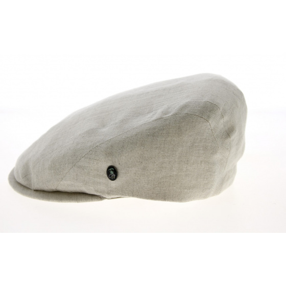 Casquette Plate Anvers Beige Lin - City Sport