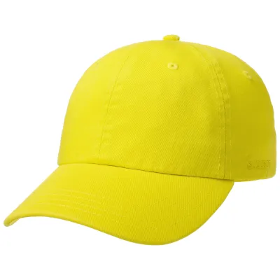 Casquette Baseball Rector Coton Jaune Fluo- Stetson Reference : 10163 | Chapellerie Traclet