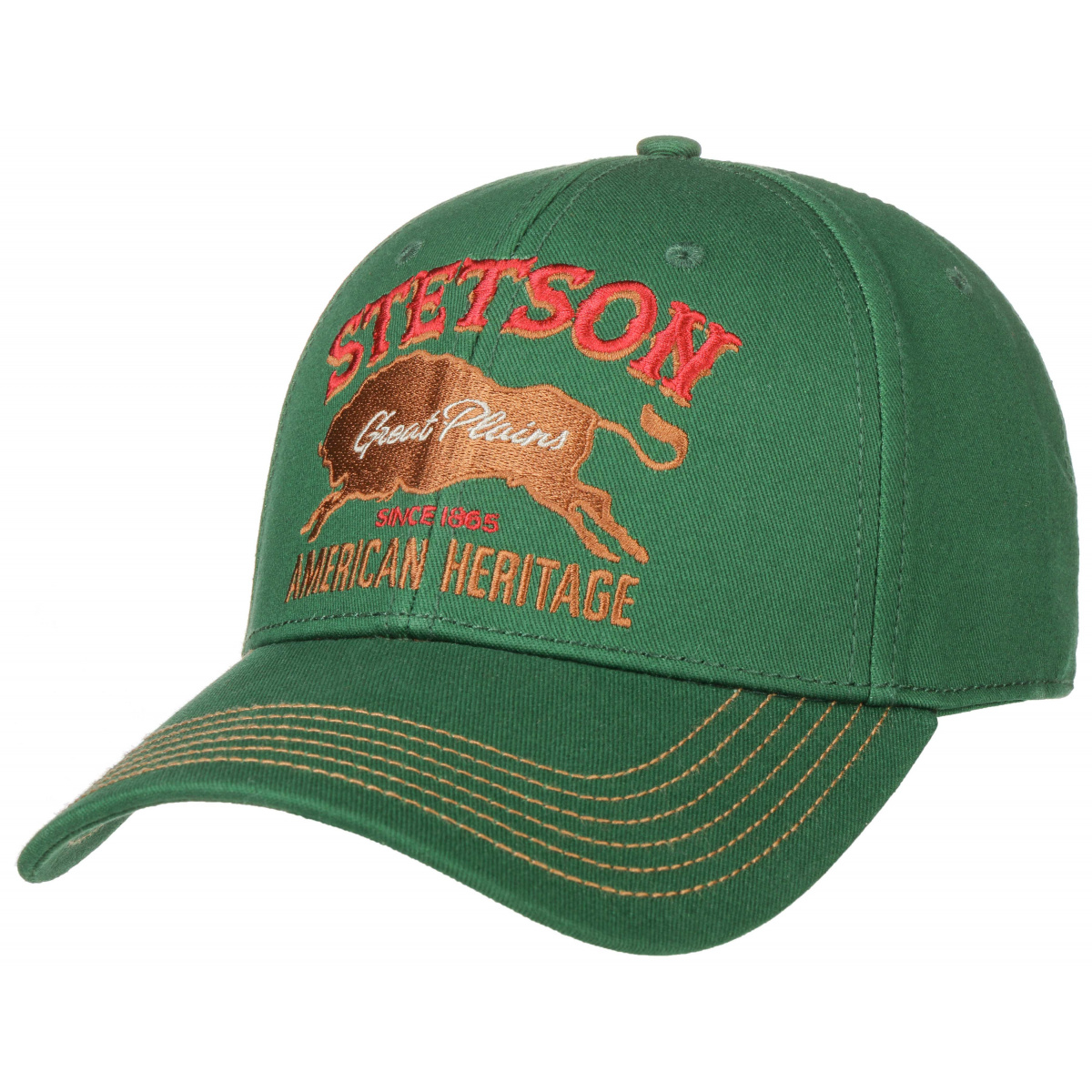 green stetson hat