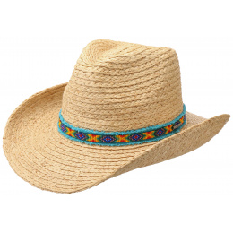 Natural Straw Western Hat - Stetson