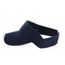 Navy Blue Cotton Break Visor - Traclet