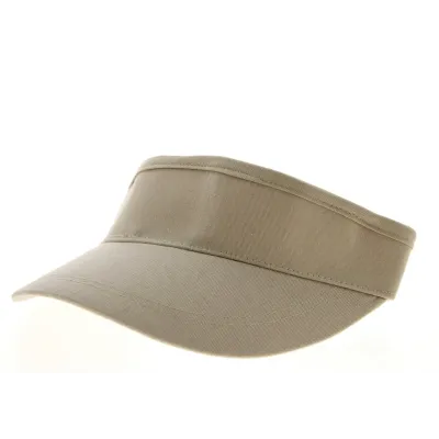 Beige Cotton Visor - Traclet Reference: 10176 | Traclet Hat Shop