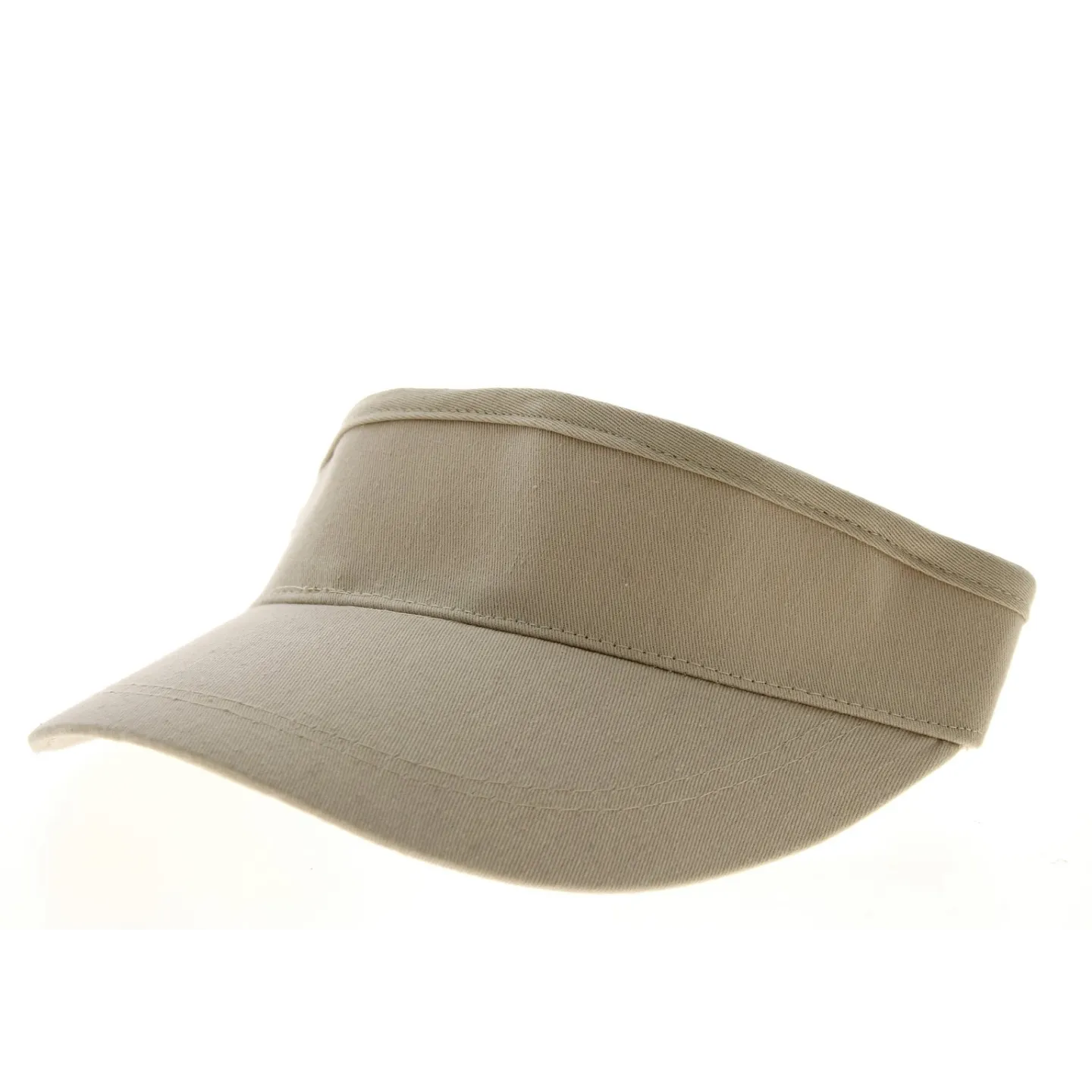 Beige Cotton Visor - Traclet Reference: 10176 | Traclet Hat Shop