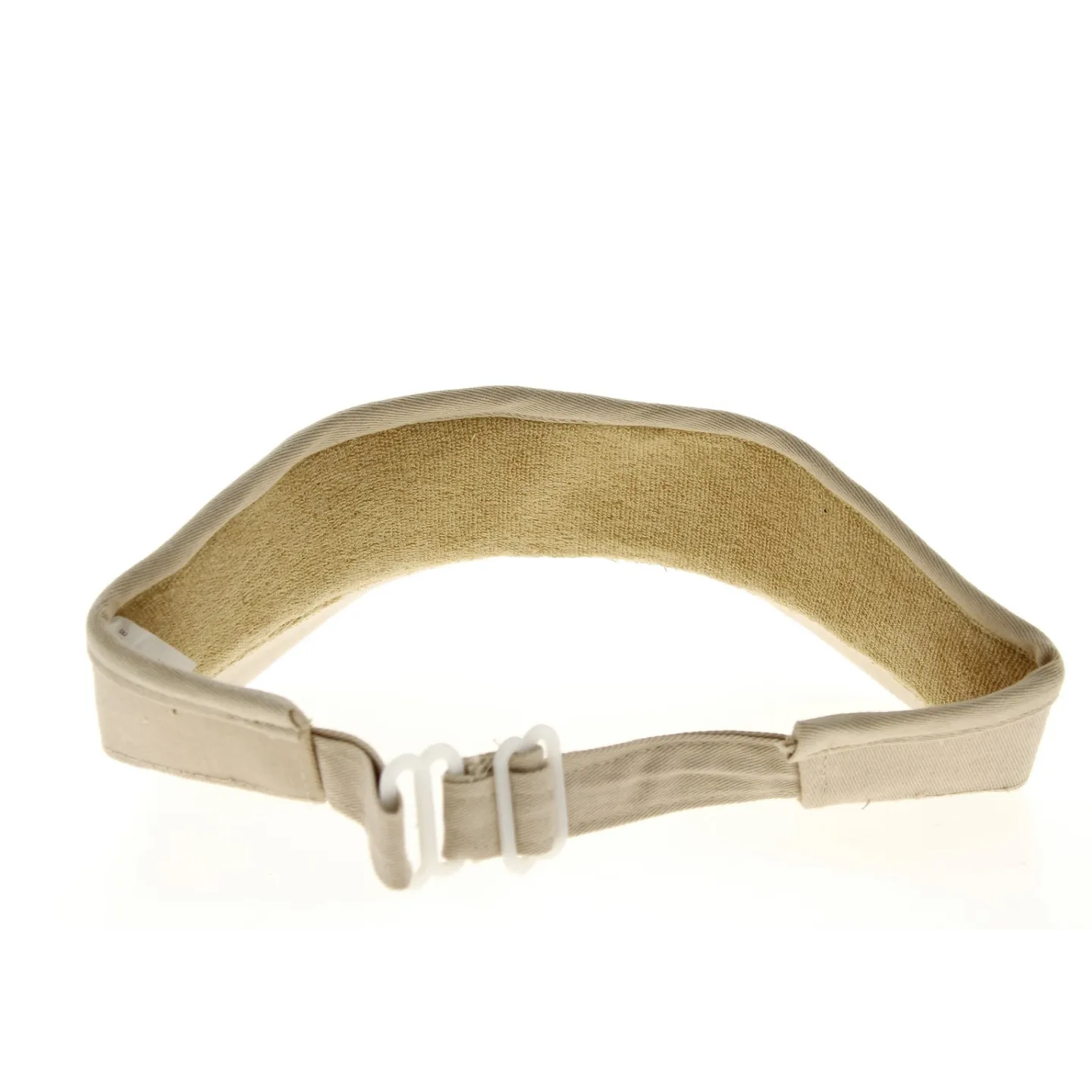 Beige Cotton Visor - Traclet Reference: 10176 | Traclet Hat Shop