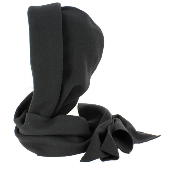 Women's Vairé Black Fleece Hood made in France - Traclet