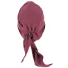 Plum Cotton Chemotherapy Scarf Turban - Traclet  Reference: 10183 | Traclet Hat Shop