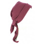 Plum Cotton Chemotherapy Scarf Turban - Traclet