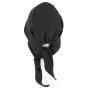 Chemotherapy Turban Scarf Cotton Black - Traclet