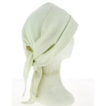 Turban Foulard Chimiothérapie Coton Ecru - Traclet  Reference : 10185 | Chapellerie Traclet