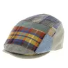 Domiti Rounded Patchwork Linen Cap - Mtm Reference: 10189 | Traclet Hat Shop