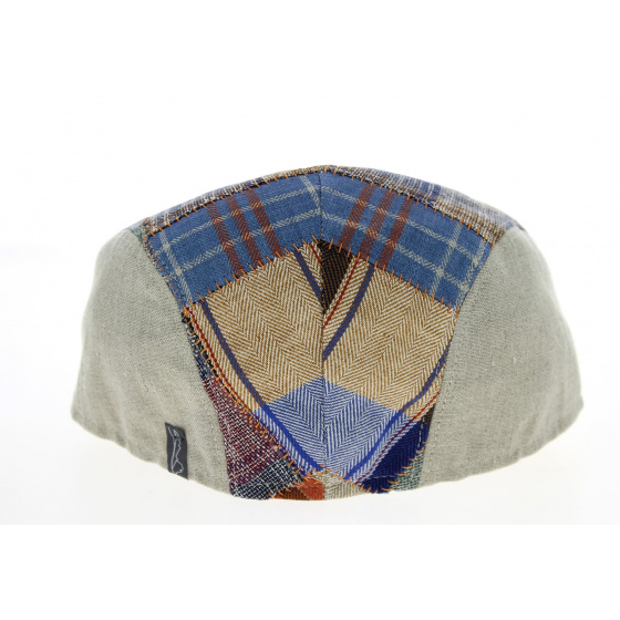 Domiti Rounded Patchwork Linen Cap - Mtm