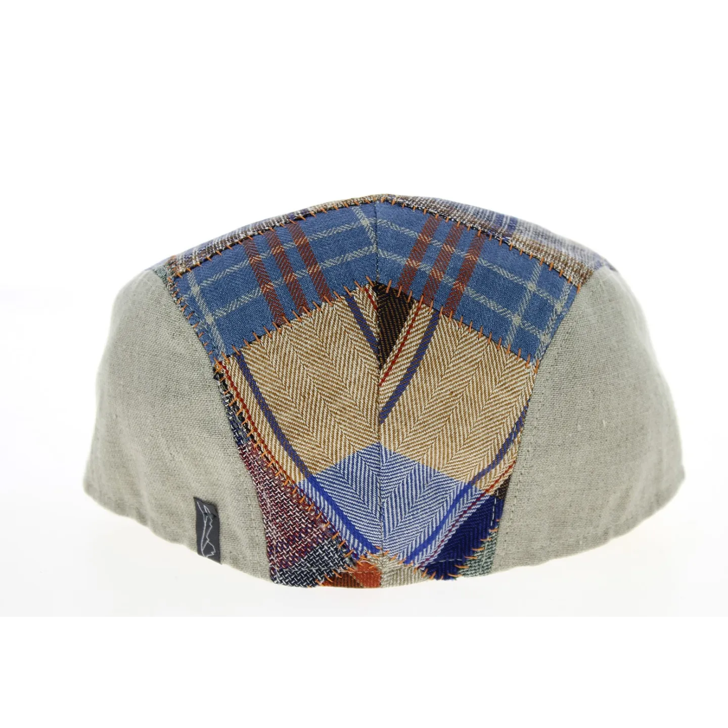 Domiti Rounded Patchwork Linen Cap - Mtm Reference: 10189 | Traclet Hat Shop