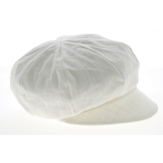 Casquette Gavroche Elorine Écru Lin - Mtm Casquette Gavroche Elorine Écru Lin - Mtm