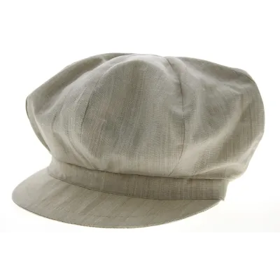Sand Linen Rasta Newsboy Cap - Mtm Reference: 10194 | Traclet Hat Shop