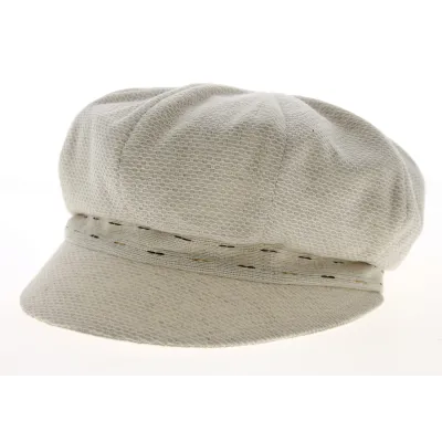Bronze Linen Newsboy Cap - Mtm Reference: 10195 | Traclet Hat Shop