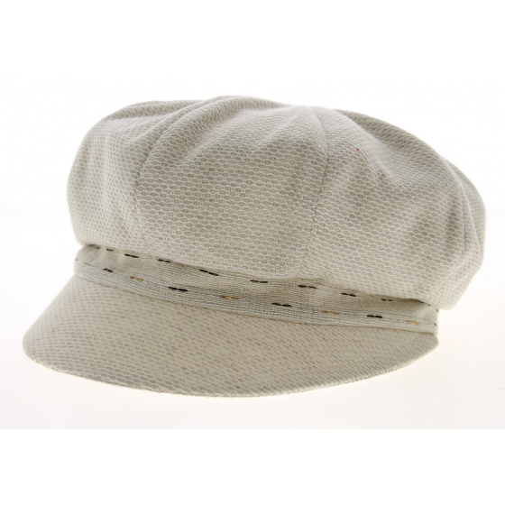 Bronze Linen Newsboy Cap - Mtm