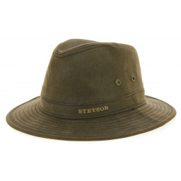 Brown Cotton Traveller Hat - Stetson