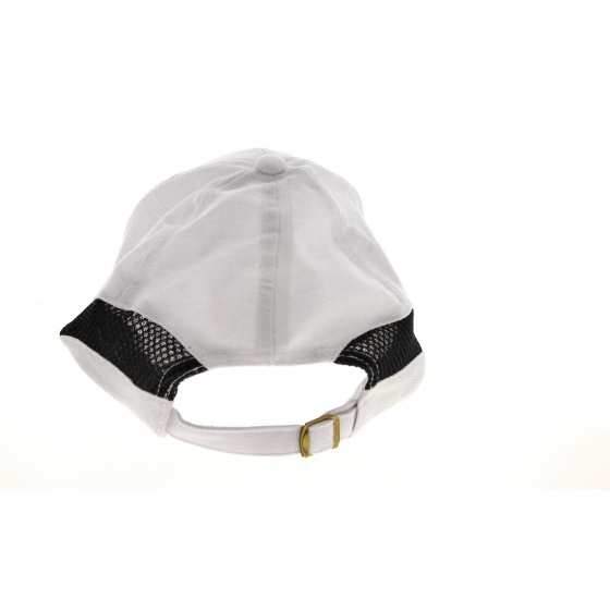 Casquette Grande Visière Cody Coton Blanche- Traclet