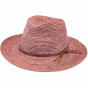 Hat Traveller Celery Old Rose Straw Hat - Barts