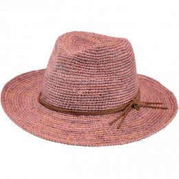Hat Traveller Celery Old Rose Straw Hat - Barts