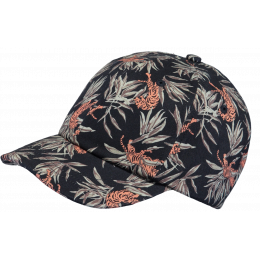 Kids Saki Tiger Cotton Baseball Cap - Barts