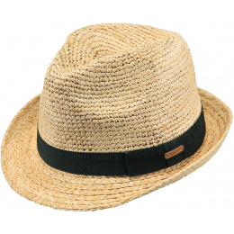 Sedad Natural Straw Trilby Hat - Barts