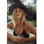 Black Paper Straw Traveller Arday Hat - Barts